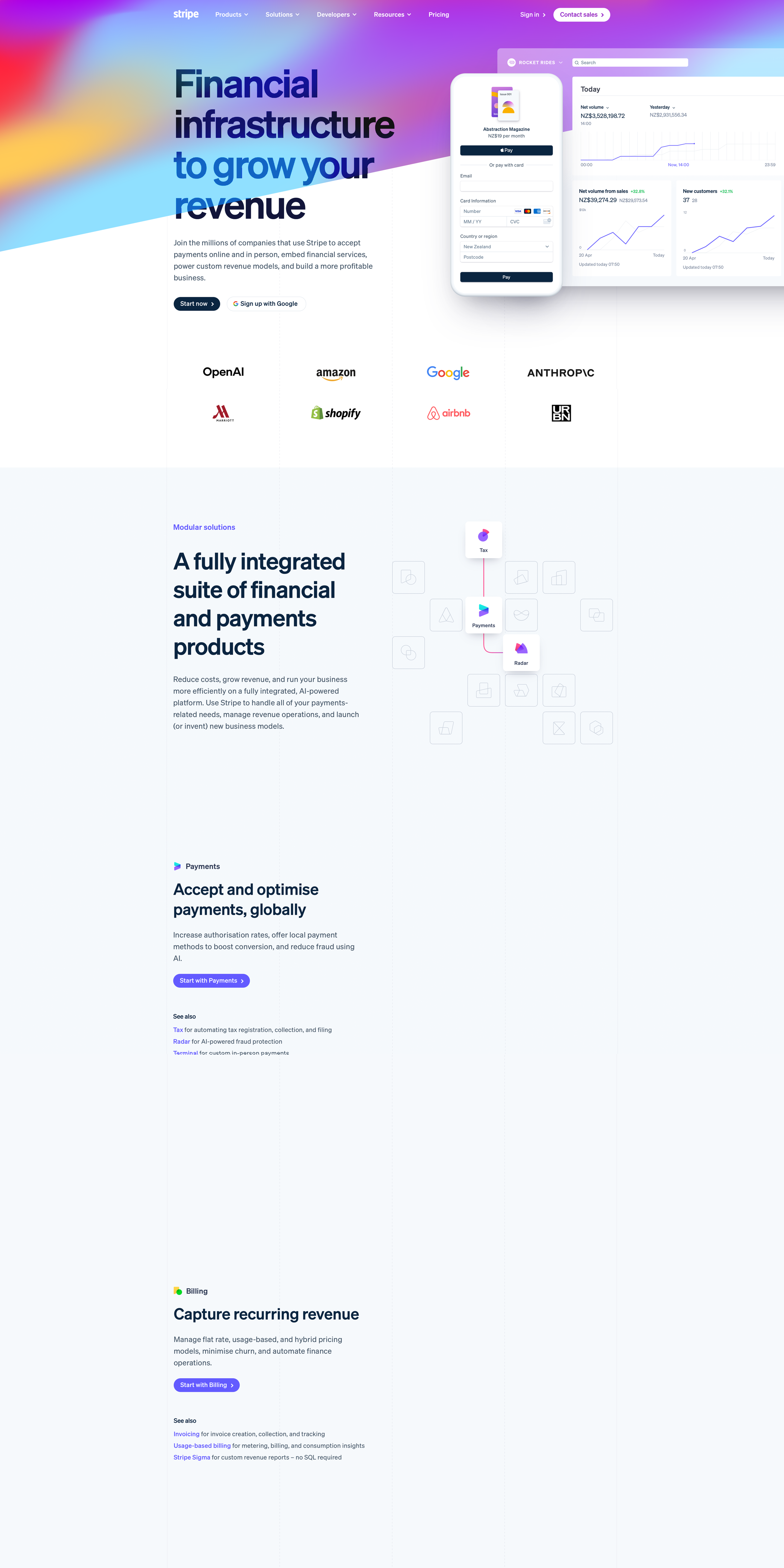 Stripe - Full Page Screenshot